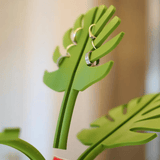 Mirror Monstera Bathroom Organizer