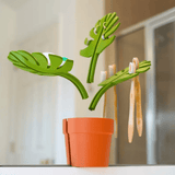 Mirror Monstera Bathroom Organizer